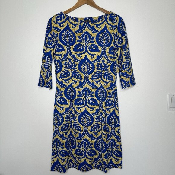 J. Mclaughlin Dress Floral Blue size M - Picture 1 of 11